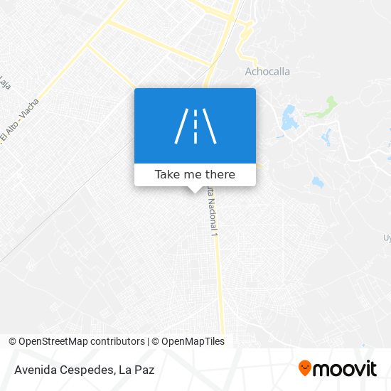 Avenida Cespedes map