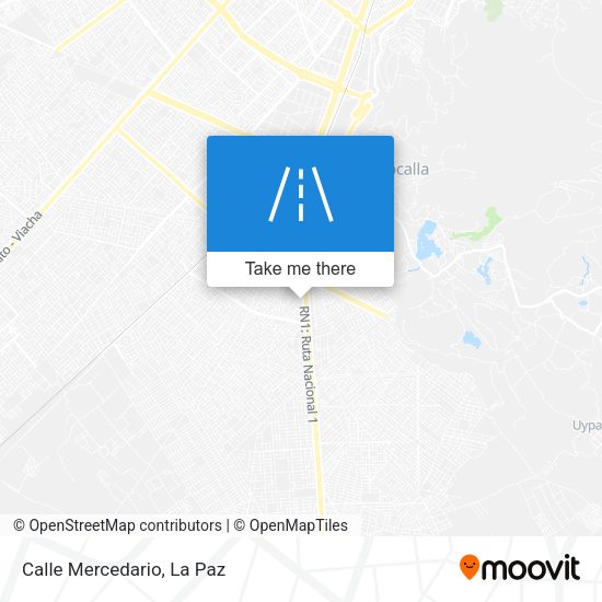 Calle Mercedario map