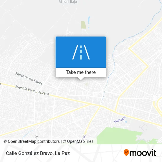 Mapa de Calle González Bravo