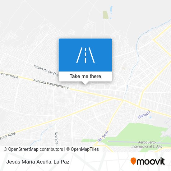 Jesús María Acuña map
