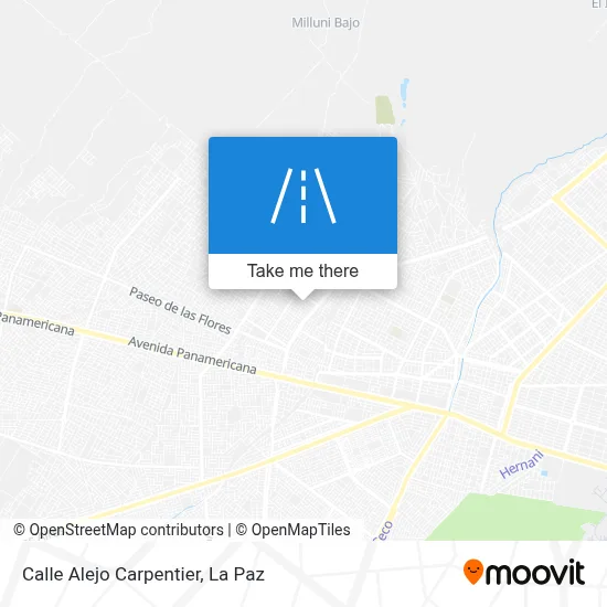 Mapa de Calle Alejo Carpentier
