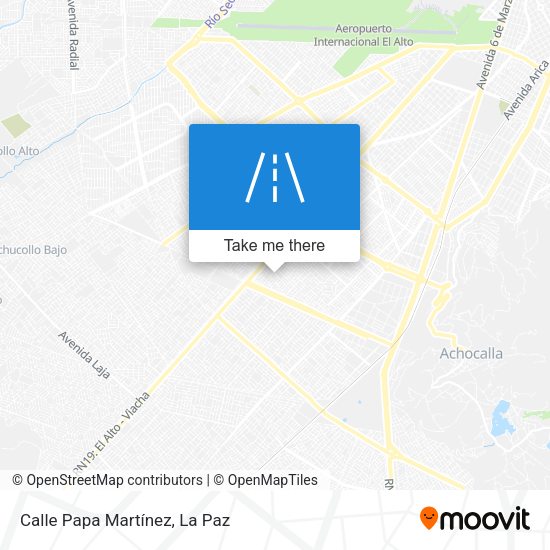 Mapa de Calle Papa Martínez