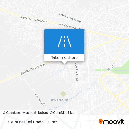 Mapa de Calle Nuñez Del Prado