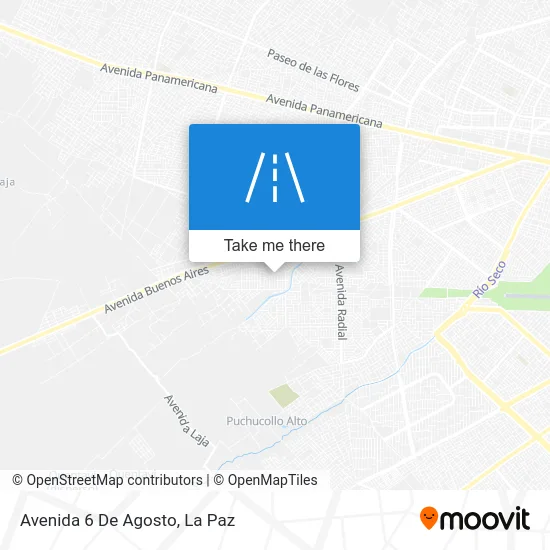Mapa de Avenida 6 De Agosto