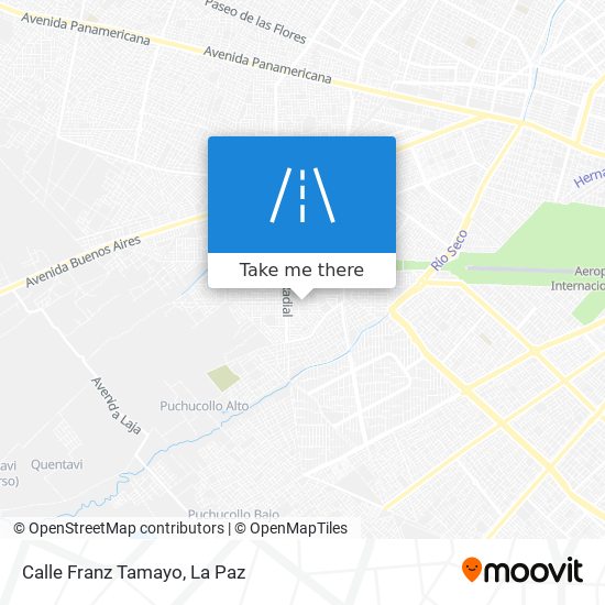 Mapa de Calle Franz Tamayo