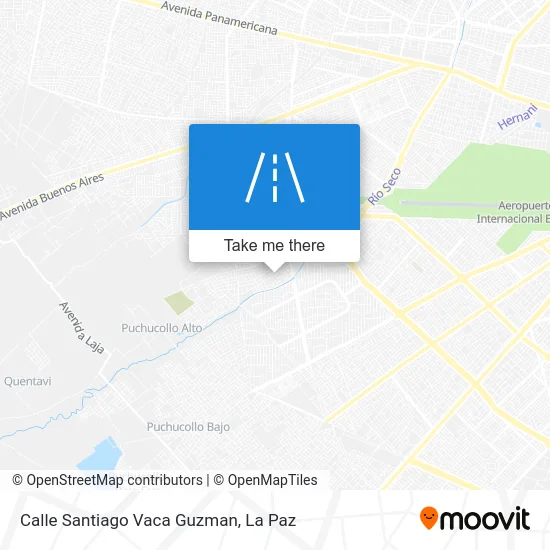 Mapa de Calle Santiago Vaca Guzman