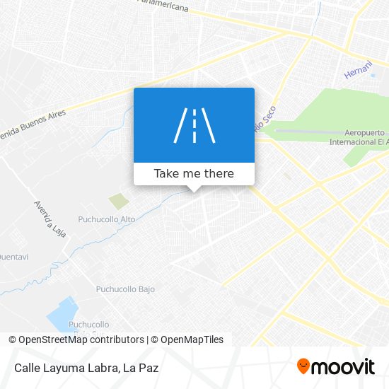 Calle Layuma Labra map