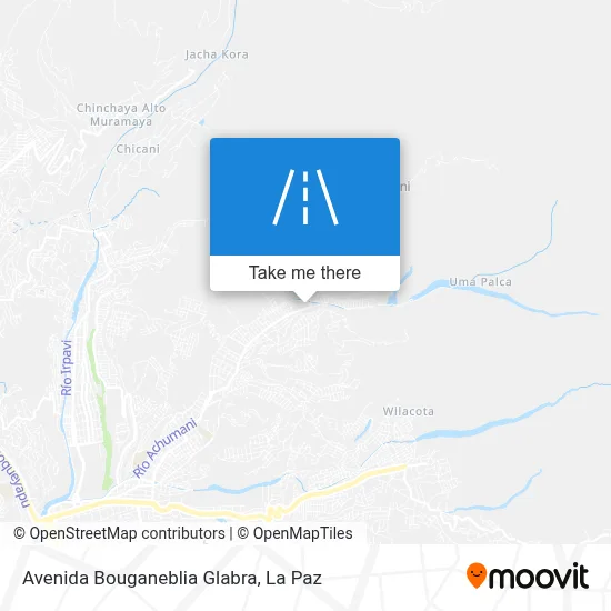 Mapa de Avenida Bouganeblia Glabra