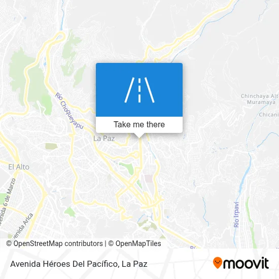 Mapa de Avenida Héroes Del Pacífico
