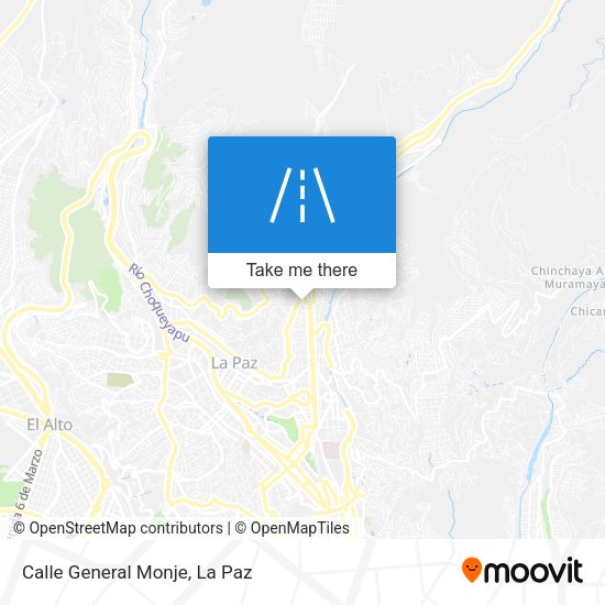 Mapa de Calle General Monje