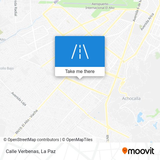 Mapa de Calle Verbenas