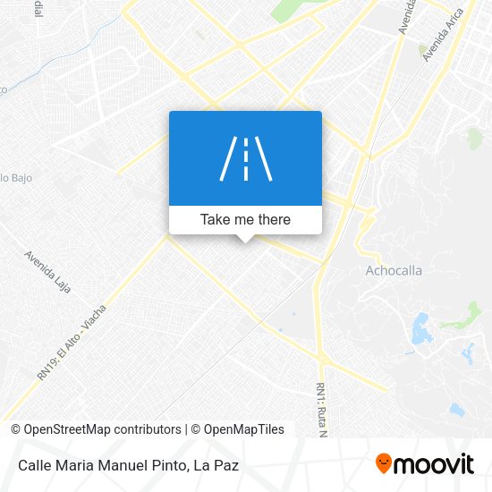 Mapa de Calle Maria Manuel Pinto