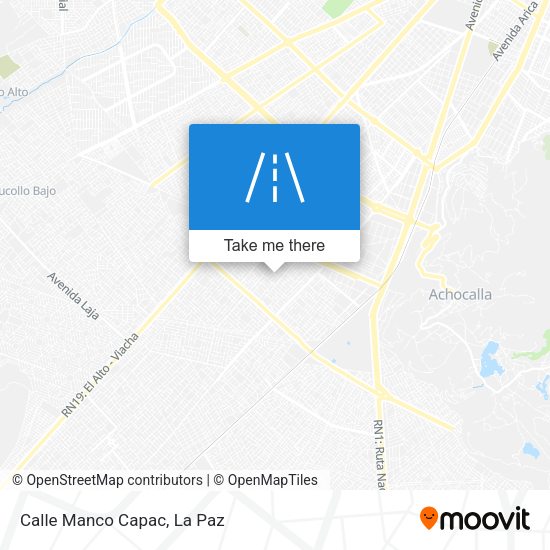 Mapa de Calle Manco Capac