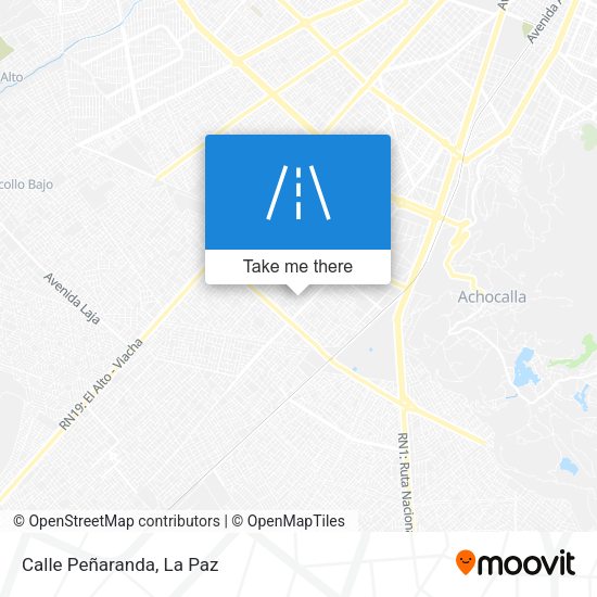 Mapa de Calle Peñaranda