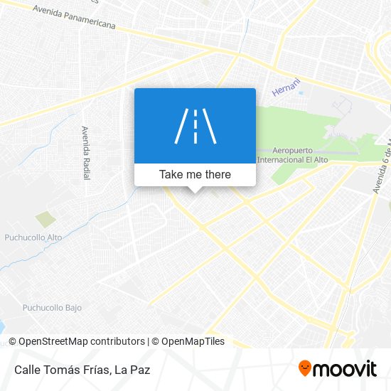 Mapa de Calle Tomás Frías