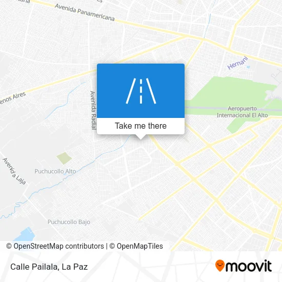 Mapa de Calle Pailala