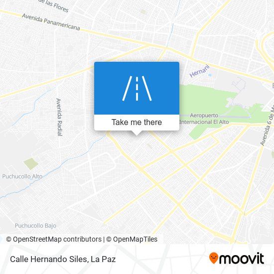 Calle Hernando Siles map