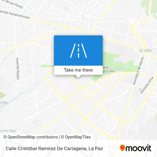 Mapa de Calle Cristóbal Ramírez De Cartagena