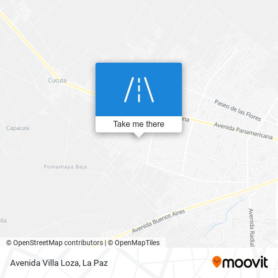 Avenida Villa Loza map