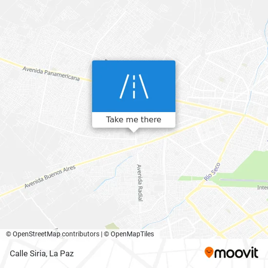 Mapa de Calle Siria