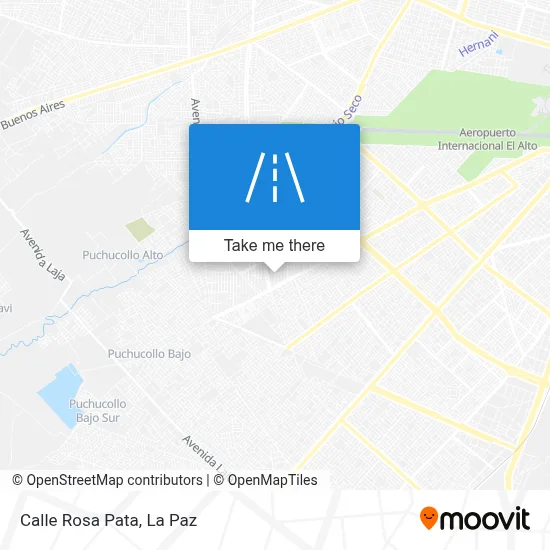Mapa de Calle Rosa Pata