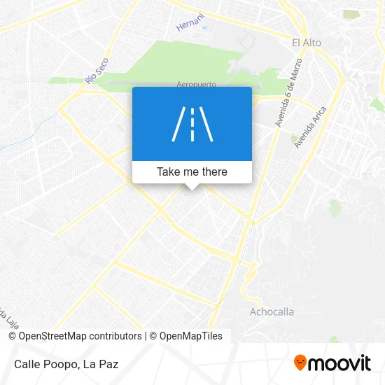 Mapa de Calle Poopo