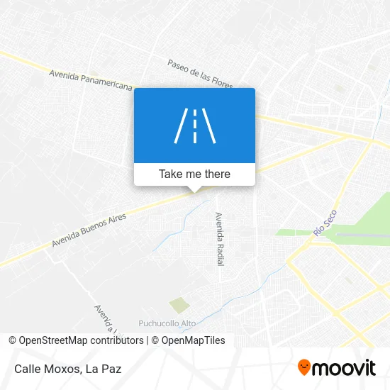 Calle Moxos map