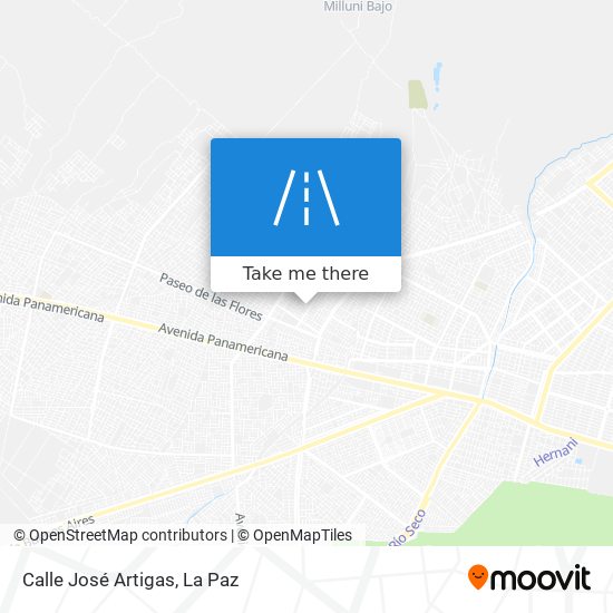 Calle José Artigas map