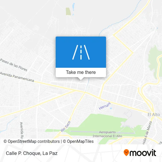 Mapa de Calle P. Choque