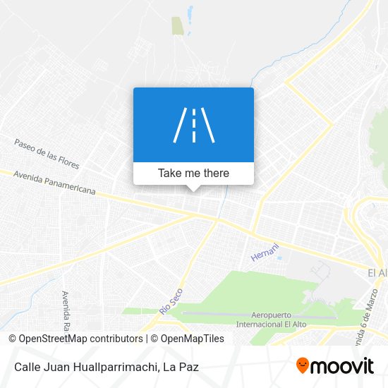 Calle Juan Huallparrimachi map