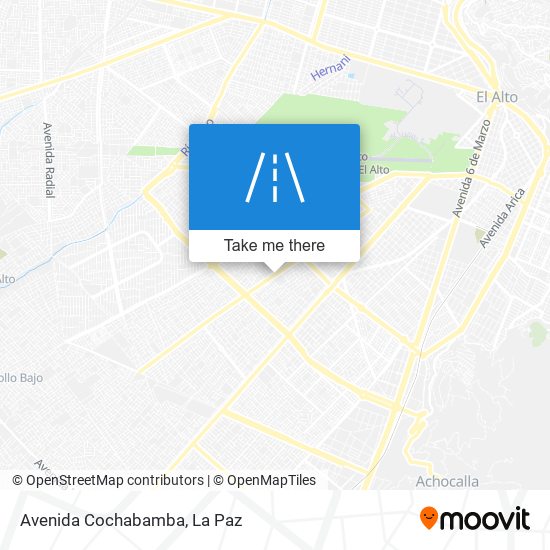 Avenida Cochabamba map
