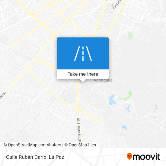 Mapa de Calle Rubén Darío