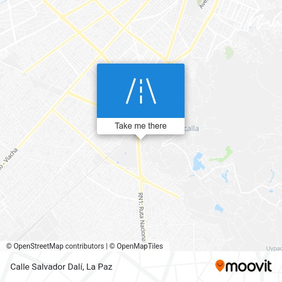 Calle Salvador Dalí map