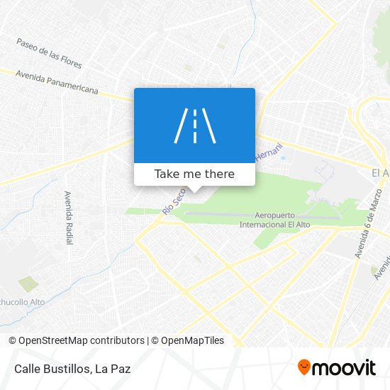 Calle Bustillos map