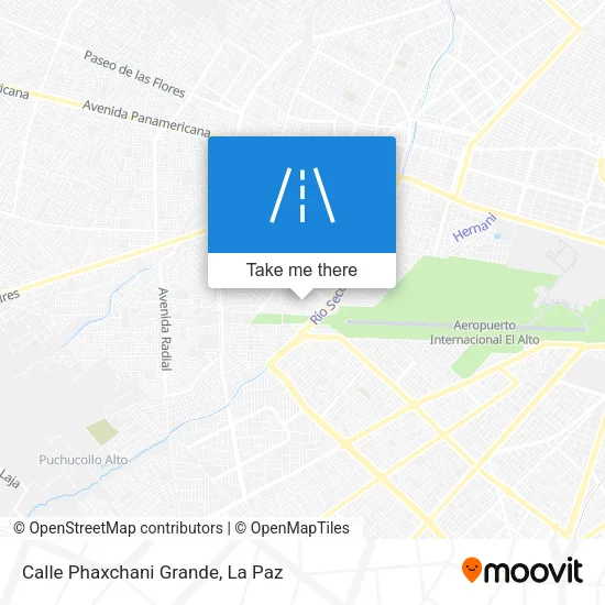 Mapa de Calle Phaxchani Grande