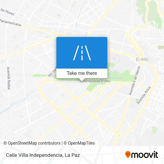 Calle Villa Independencia map