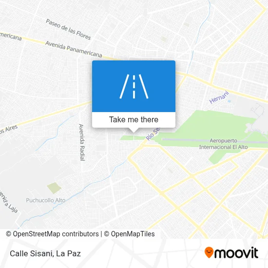 Mapa de Calle Sisani