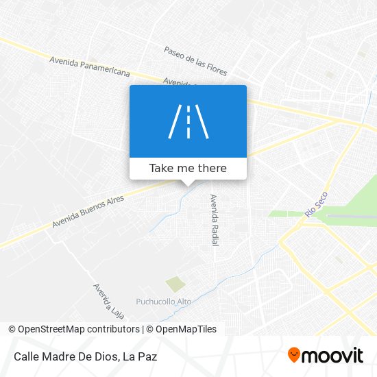 Mapa de Calle Madre De Dios