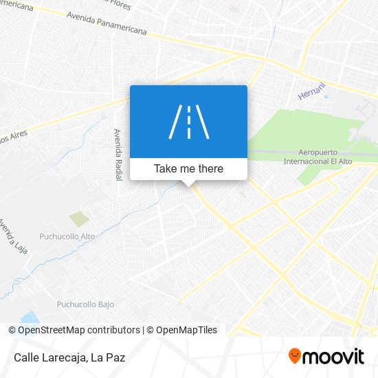 Mapa de Calle Larecaja