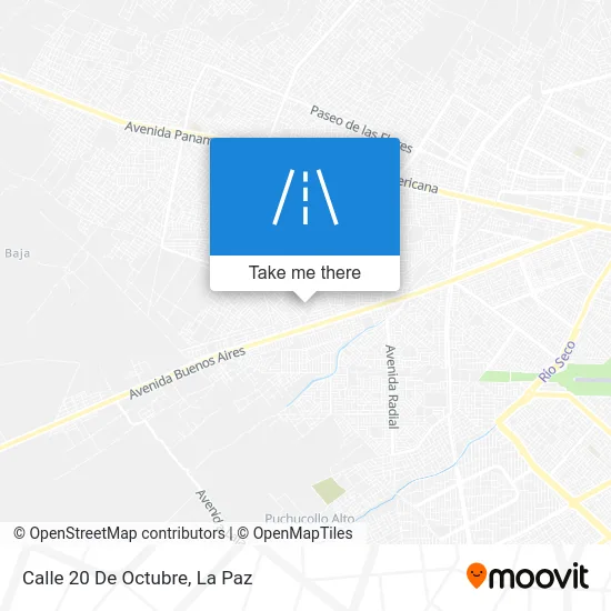 Mapa de Calle 20 De Octubre