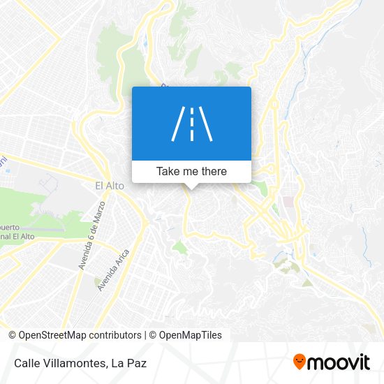 Calle Villamontes map