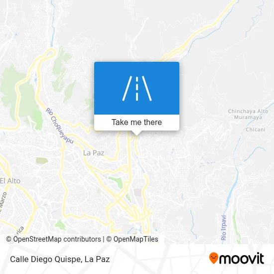 Mapa de Calle Diego Quispe