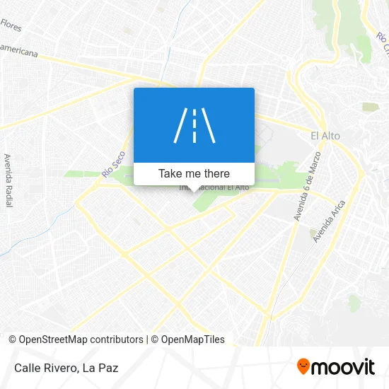 Mapa de Calle Rivero