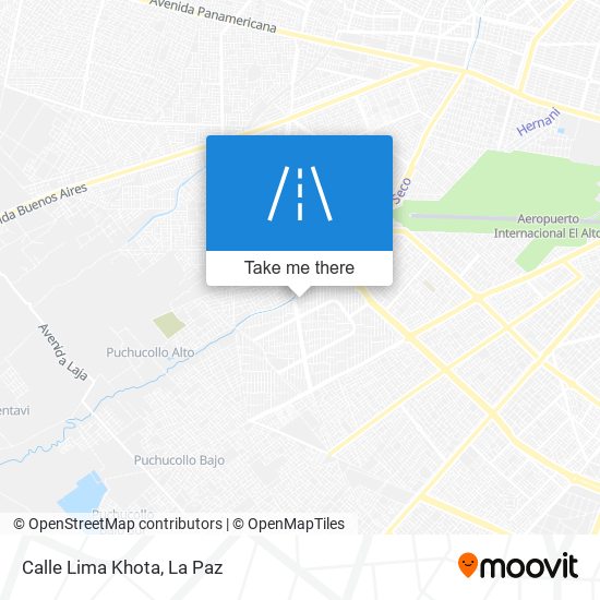 Mapa de Calle Lima Khota