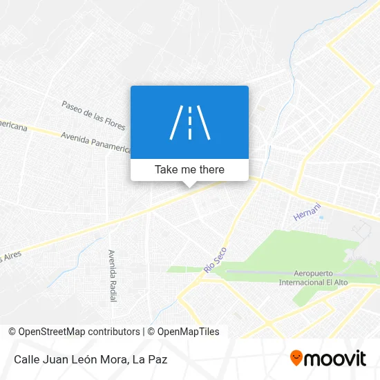 Mapa de Calle Juan León Mora