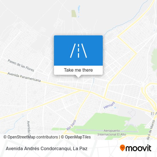 Avenida Andrés Condorcanqui map
