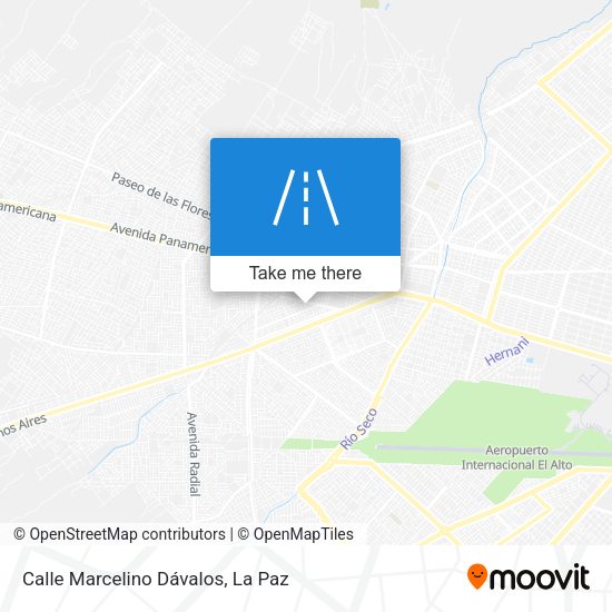 Calle Marcelino Dávalos map