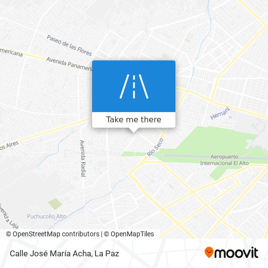 Mapa de Calle José María Acha