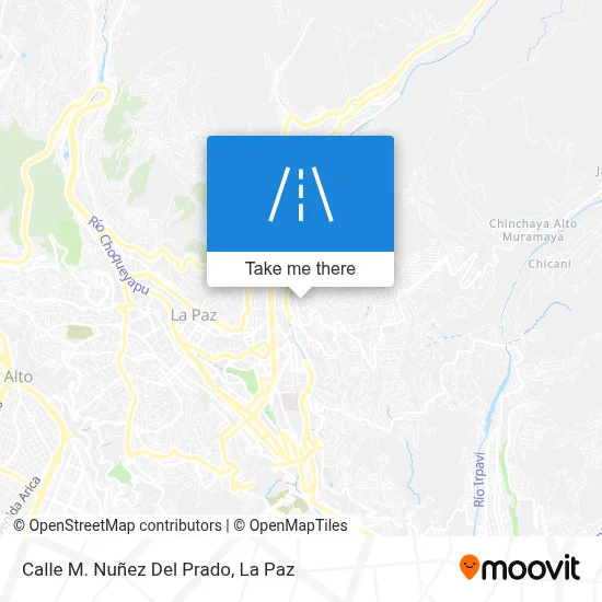 Mapa de Calle M. Nuñez Del Prado