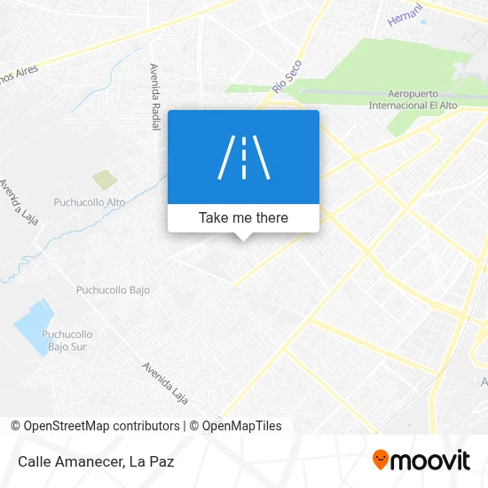 Mapa de Calle Amanecer